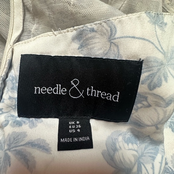 Stunning Needle and Thread Rambling Roses Floral Ruffle Maxi Dress - Picture 6 of 7